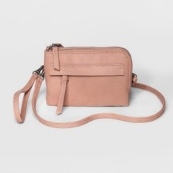 Universal Thread Small Crossbody or Wristlet Blush Bag - Picture 1 of 8